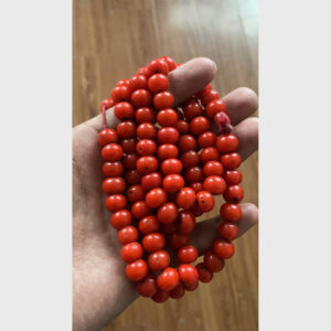 Chuỗi lưu li đỏ cổ tương tự san hô chất đẹp