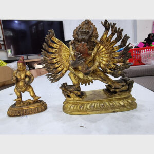 Khách đã thỉnh: tượng cổ ngài Hắc Thần Tài và ngài Yamantaka