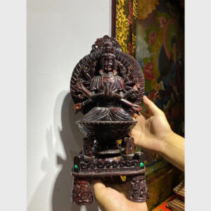 Order Tibet: Tượng cổ bằng gỗ Phật Bà Quán Âm