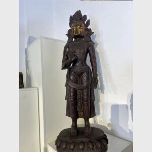 Order Tibet: tượng cổ ngài Quán Âm thế đứng bằng đồng