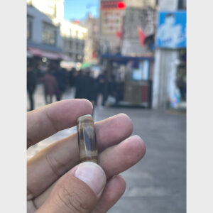 Dzi bead tasso răng ngựa hiếm gặp từ Lhasa