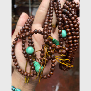 Chuỗi bồ đề Tam Bảo cổ size 6mm hiếm