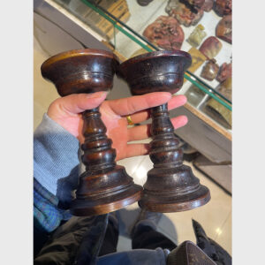Cặp chân nến đồng cổ Nhật Bản chất đẹp