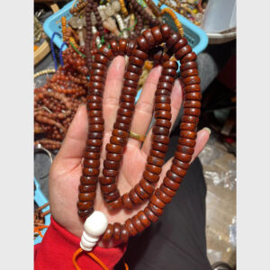 Chuỗi bồ đề Phật nhãn dẹt hạt già hiếm gặp tại Tibet