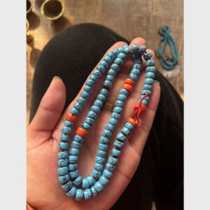 Chuỗi lam ngọc turquoise giá rẻ trụ nhỏ