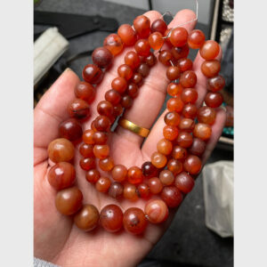 Chuỗi mã não nam hồng đỏ cổ 100 năm tuyển chọn