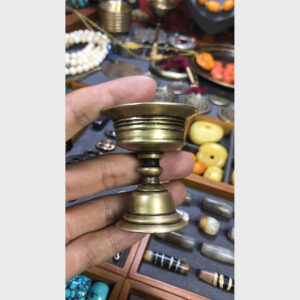 Ly đồng cổ Tây Tạng chất đẹp đốt đèn bơ