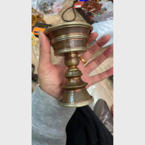 Ly đồng đốt đèn bơ Tibet