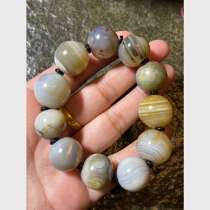 Vòng mã não cổ Tây Tạng 100 năm bản lớn chất đẹp