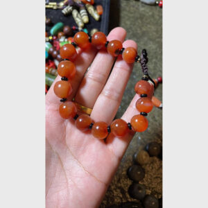 Vòng mã não nam hồng cổ năm bản 2