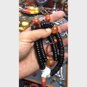 Chuỗi gỗ tử đàn dẹt mix nam hồng cổ