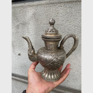Bình rót nước đồng tráng bạc chất đẹp