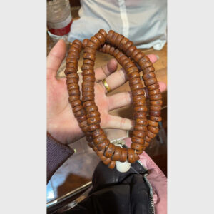 Chuỗi hạt bồ đề mắt Phật mài dẹt cỡ lớn