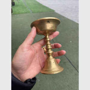 Ly đồng cổ màu vàng gold 100 năm Tibet