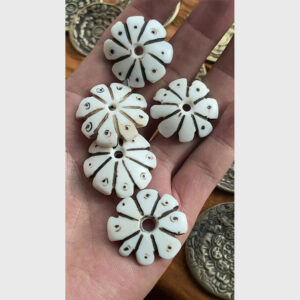 Mặt khắc hoa vỏ sò cổ hóa thạch 100 năm Lhasa