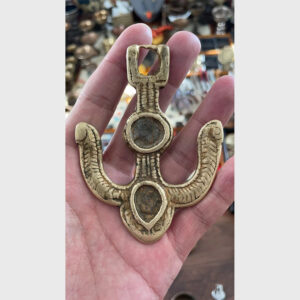 Thokcha trang sức móc đeo yếm Tibet đồng cổ 100 năm