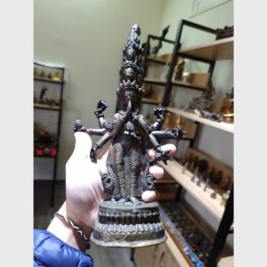 Tôn tượng ngài Bồ Tát Thập Nhất Diện đồng cổ