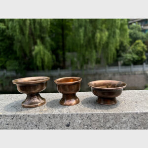 BST 3 ly đồng cổ đốt đèn bơ Tibet