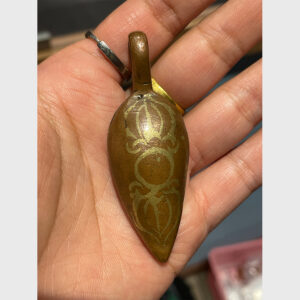 Kẹp chuỗi bigsize đồng cổ họa tiết mạ vàng