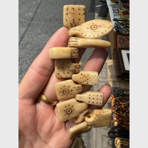 Thẻ xương yak bộ đếm gắn chuỗi