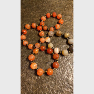 4 vòng mã não old bead 100 năm từ Tibet