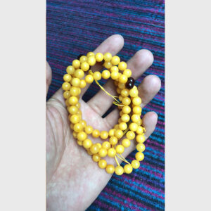 Chuỗi hổ phách mật ong 108 từ Lhasa