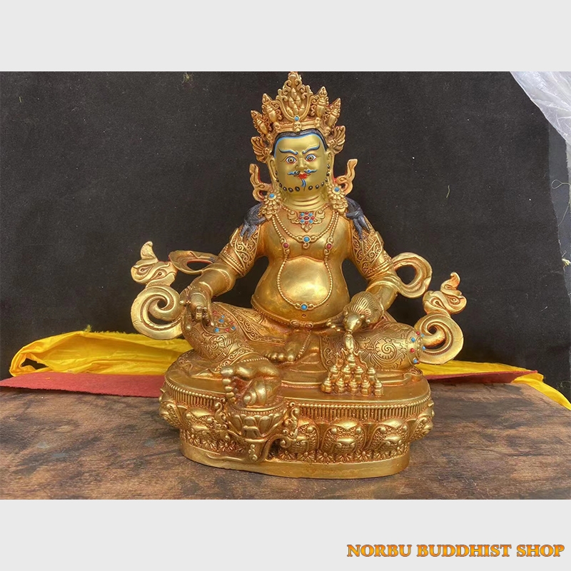 Tôn tượng Hoàng Thần Tài Zambala cao 30cm từ Tibet